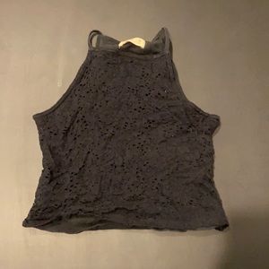 Hollister halter dark navy shirt